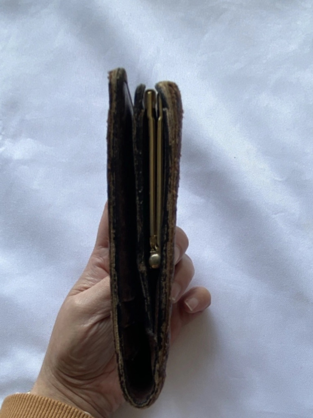 Vintage Balenciaga Paris Brown Leather Wallet - Picture 6 of 12